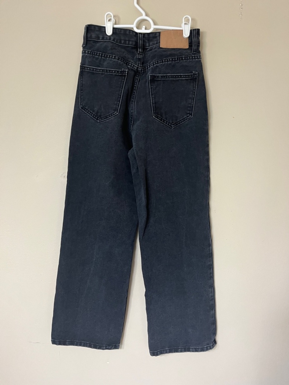 ❤️❤️❤️SHEIN Black High-Waist Wide Leg Jeans - Picture 2 of 2